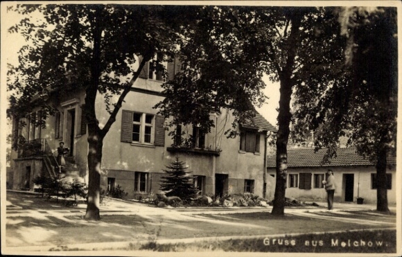 Photo Melchow in der Mark, street area in the town