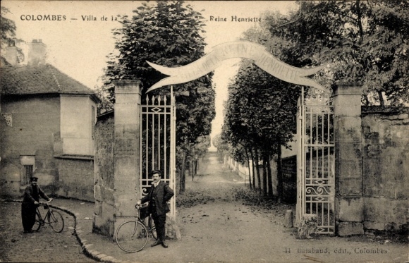 Postcard Colombes Hauts de Seine, Villa de la Reine Henriette