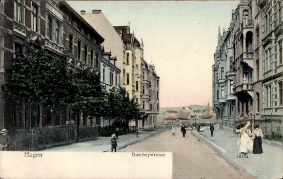 Ak Hagen in Westfalen, Buscheystraße