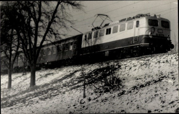 Foto Ak Fotograf Carl Bellingrodt, Deutsche Eisenbahn, Lokomotive