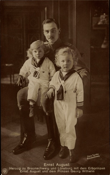 Ak Herzog Ernst August von Braunschweig, Erbprinz, Georg Wilhelm