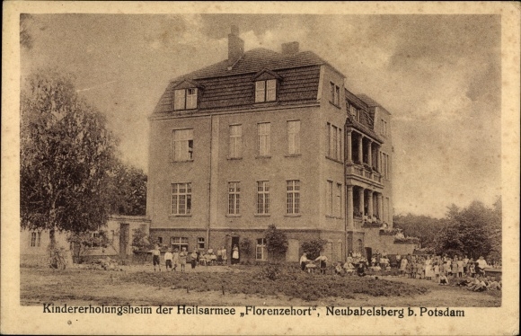 PC Neu Babelsberg Potsdam, Florenzeort, children&#39;s convalescent home of the Salvation Army