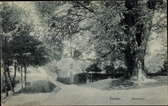 Ak Emden in Ostfriesland, Wallanlagen