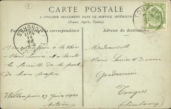Postcard Antoinette, Princess of Hohenzollern-Sigmaringen