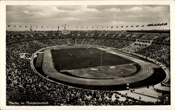 PC Berlin Charlottenburg Westend, Reichssportfeld, Kampfbahn, Olympics 1936