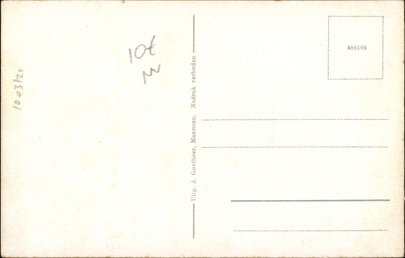 Postcard Maarssen Utrecht, Huize Vechtoever, Bibliothek, Innenansicht