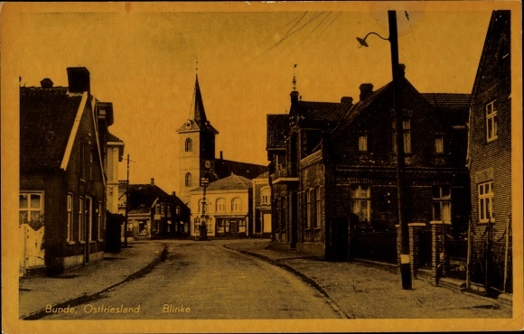 Ak Bunde in Ostfriesland, Blinke, Kirche