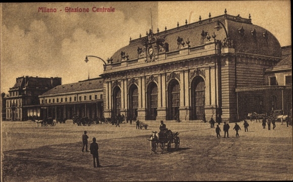 Ak Milano Milaan Lombardije, Stazione Centrale