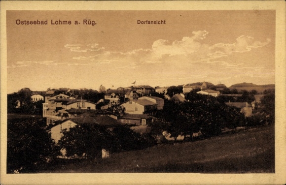 Ak Lohme auf Rügen, Gesamtansicht