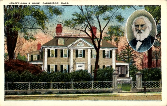 PC Cambridge Massachusetts VS, Longfellows Home, Portret