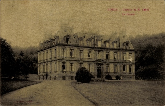 Ak Gorcy Meurthe et Moselle, Schloss  Fassade, M. Labbé, 