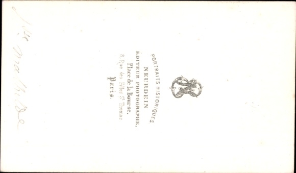 Carte de Visite Princesse Mathilde Bonaparte