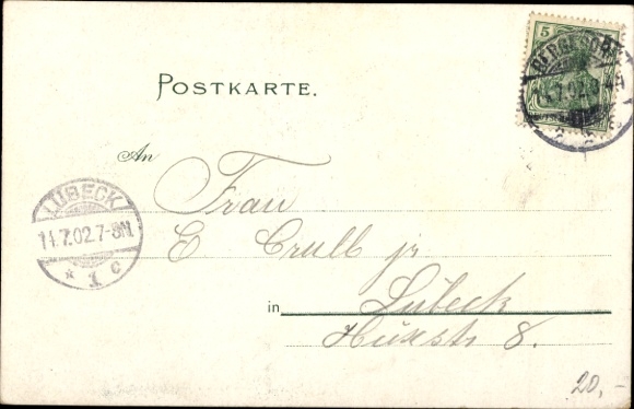 litho Hamburg Bergedorf Billwerder Billwärder, Gasthaus St. Annenhof