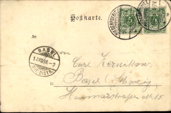 Chromo-Litho Dresden Niederpoyritz, Staffelstein, Villa
