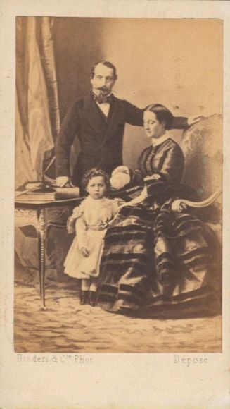 CdV Napoleon III, Eugenie de Montijo, Empress of France