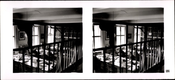 Stereo spatial image Photo The NS model companies 1937-38 No. 131 Landfeuergesellschaft Prov. Saxony Magdeburg