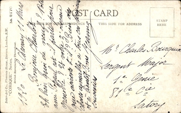 Artist Postcard McGill, Donald, Any fool can go to bed, it takes a man to get up
