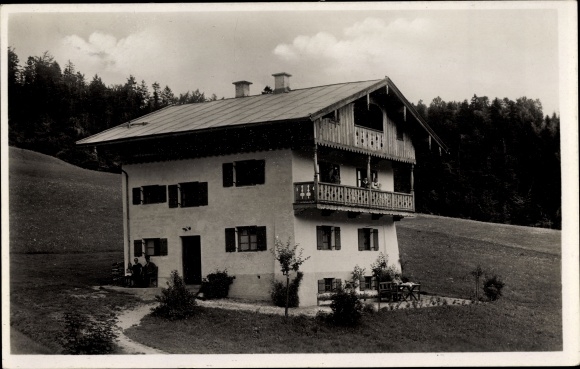 Postcard Marktschellenberg Markt Schellenberg in Upper Bavaria, Landhaus Krugermeier