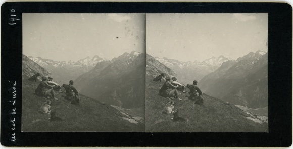 Stereo photo Pyrénées Atlantiques, Col de Lurdé