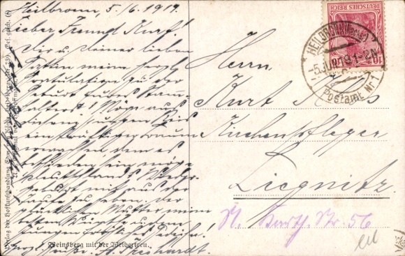 Artist Postcard Hoffmann, H., Weinsberg in the district of Heilbronn, Weibertreu