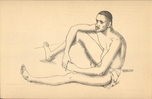 Artist CPA Malta, E., Exposition de Paris 1937, Empire Portugais, Guinea