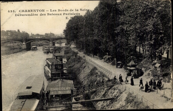KP Charenton le Pont Val de Marne, molo Bateaux Parisiens