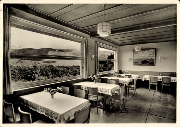 KP Bischofsheim an der Rhön w Dolnej Frankonii, Hotel Braun, Kreuzberg, widok na wnętrze