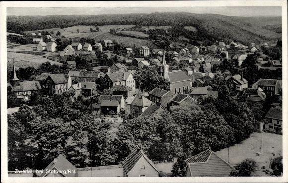 Postcard Zweifall Stolberg in the Rhineland, view of the town