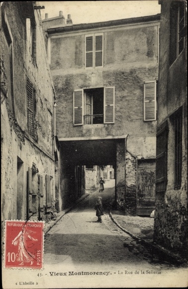 Postcard Montmorency Val d&#39;Oise, The Sellerie Street
