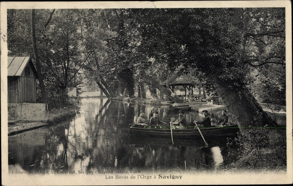 Ak Savigny sur Orge Essonne, Les Bords