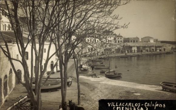 Ak Villacarlos Menorca Balearische Inseln, Calle De Calafons