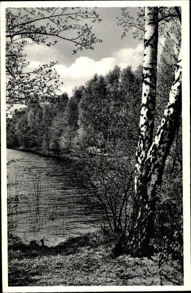 Postcard Salem in Lauenburg, Am Pipersee
