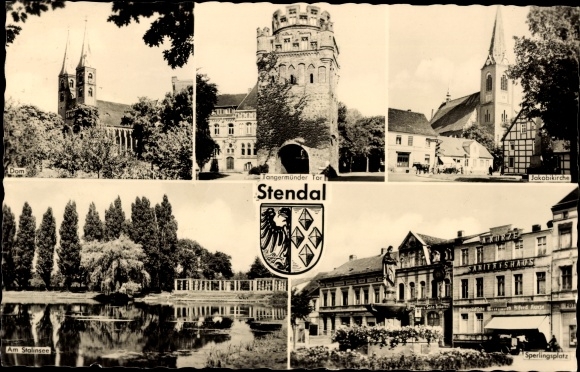 KP kraj stempla pocztowego Storkau o Stendal 1