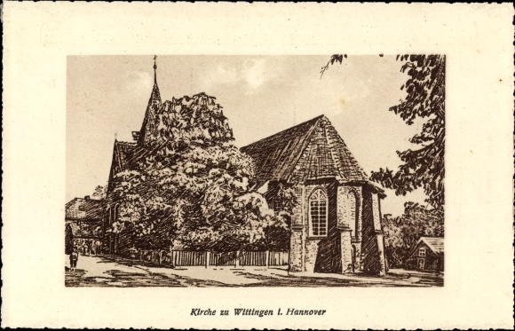 Ak Wittingen in Niedersachsen, Kirche