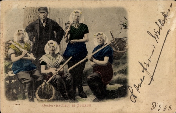 Ak Oestervisschery in Zeeland
