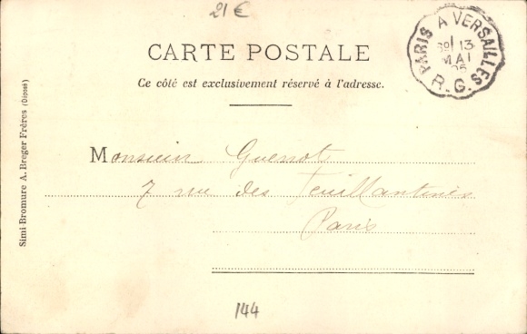 Ak Bellevue Hauts de Seine, Rue Louis Blanc, Crêche Ste-Marie
