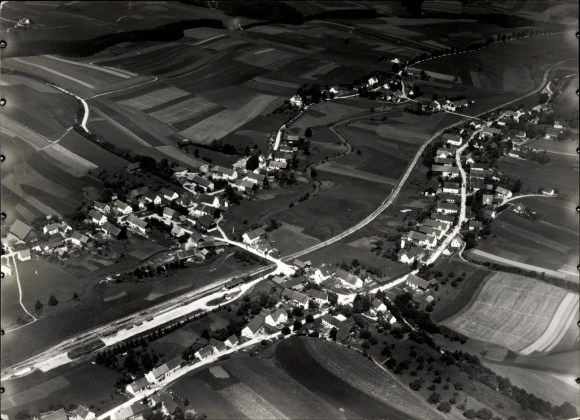 Foto Langenneufnach in Schwaben, Fliegeraufnahme