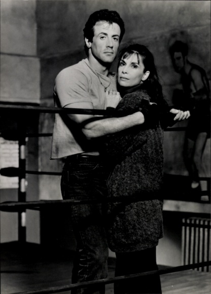 Photo Actors Sylvester Stallone and Talia Shire, Rocky V