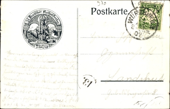 PC Würzburg am Main Unterfranken, Julius Echter von Mespelbrunn, Catholic Assembly 1907