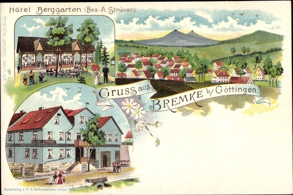 lito Bremke w tej samej dzielnicy Goettingen, Hotel Berggarten, widok całkowity