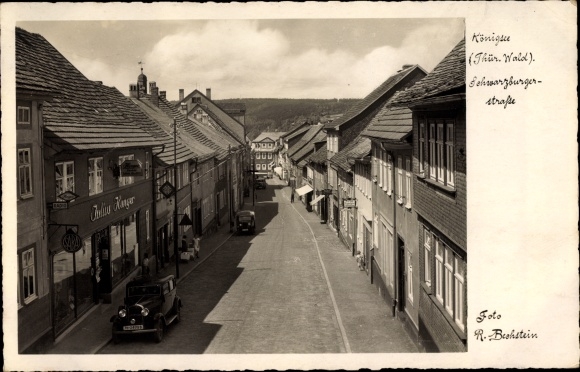 Ak Königsee in Thüringen, Schwarzburgerstraße