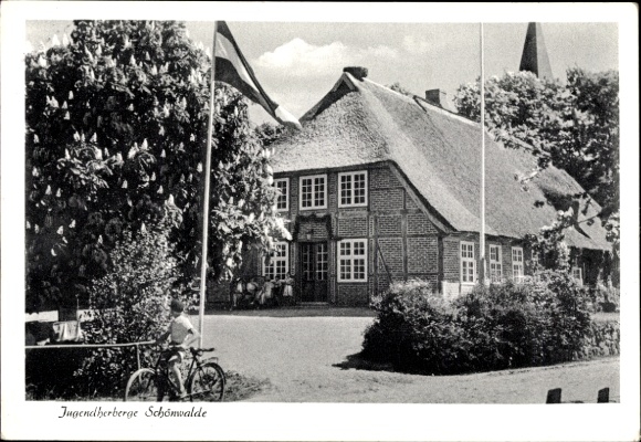 Postcard Schönwalde am Bungsberg in Ostholstein, youth hostel