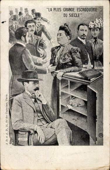 Postcard Impostor Therese Humbert, Affaire Humbert Crawford