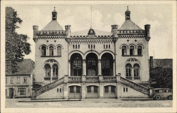 PC Wittenburg in Mecklenburg, town hall