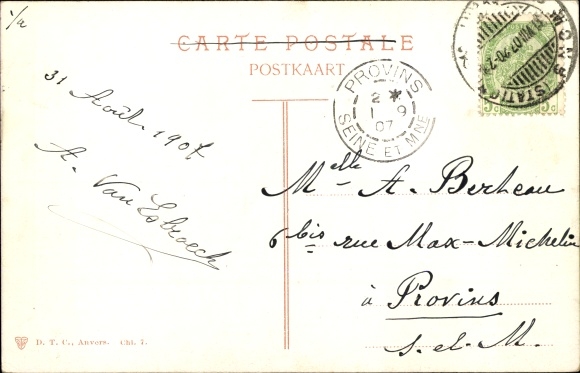 Postcard Charleroi Wallonie Hainault, The cavalry barracks