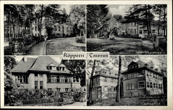 Postcard Köppern Friedrichsdorf Taunus, Landhaus 2, 3, 4, 5 and 6
