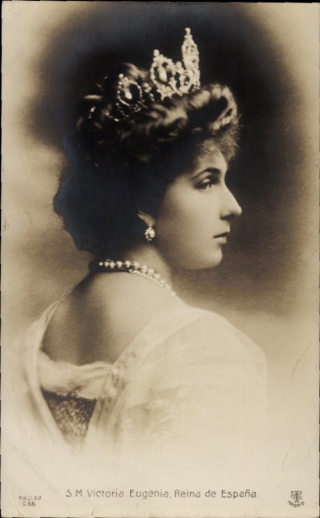Ak Victoria Eugénie von Battenberg, Königin von Spanien