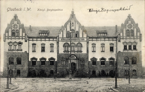 Postcard Gladbeck in the Ruhr area Westphalia, Royal Mining Inspection