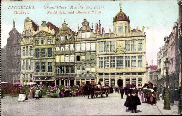 9 old PCs Brussels, Bruxelles, various views