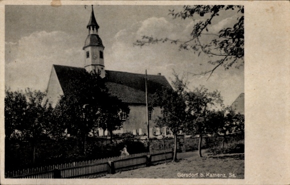 Ak Gersdorf (Kr. Hohenstein Ernstthal) Sachsen, Kirche
